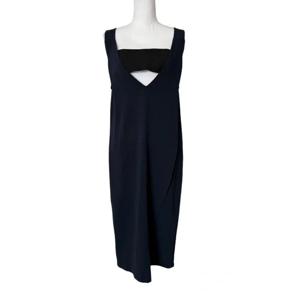NWT Derek Lam 10 Crosby Navy Dress - Picture 8 of 11